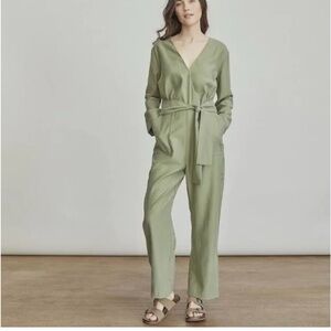 Elizabeth and James light Olive Green Jumpsuit
